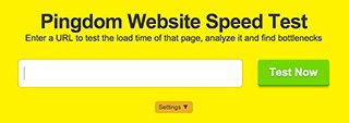 website speed test